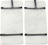 MOOSE RACING Mud Radiator Cover - White - Husqvarna HPRMUDHUS2504TM - Cycle City Outdoors