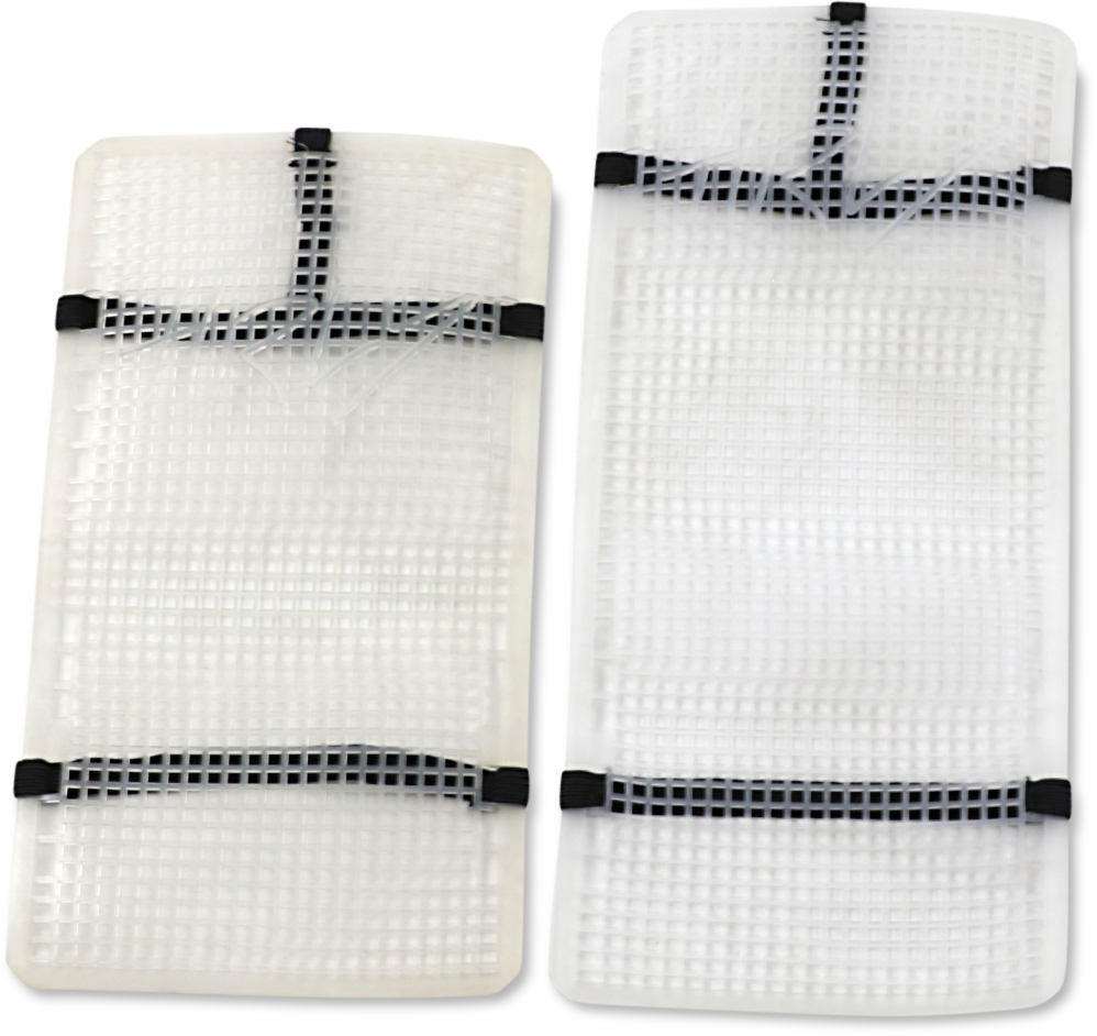 MOOSE RACING Mud Radiator Cover - White - Suzuki HPRMUDRMZ2504TM - Cycle City Outdoors