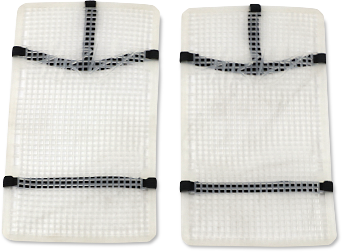 MOOSE RACING Mud Radiator Cover - White - Yamaha HPRMUDYZF2504TM - Cycle City Outdoors