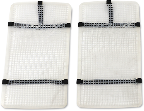 MOOSE RACING Mud Radiator Cover - White - Yamaha HPRMUDYZF4504TM - Cycle City Outdoors