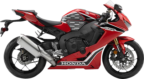 STOMPGRIP 55-10-0142H Tank Grips - Volcano - Clear/Black - Honda - CBR '17-'25 | Street