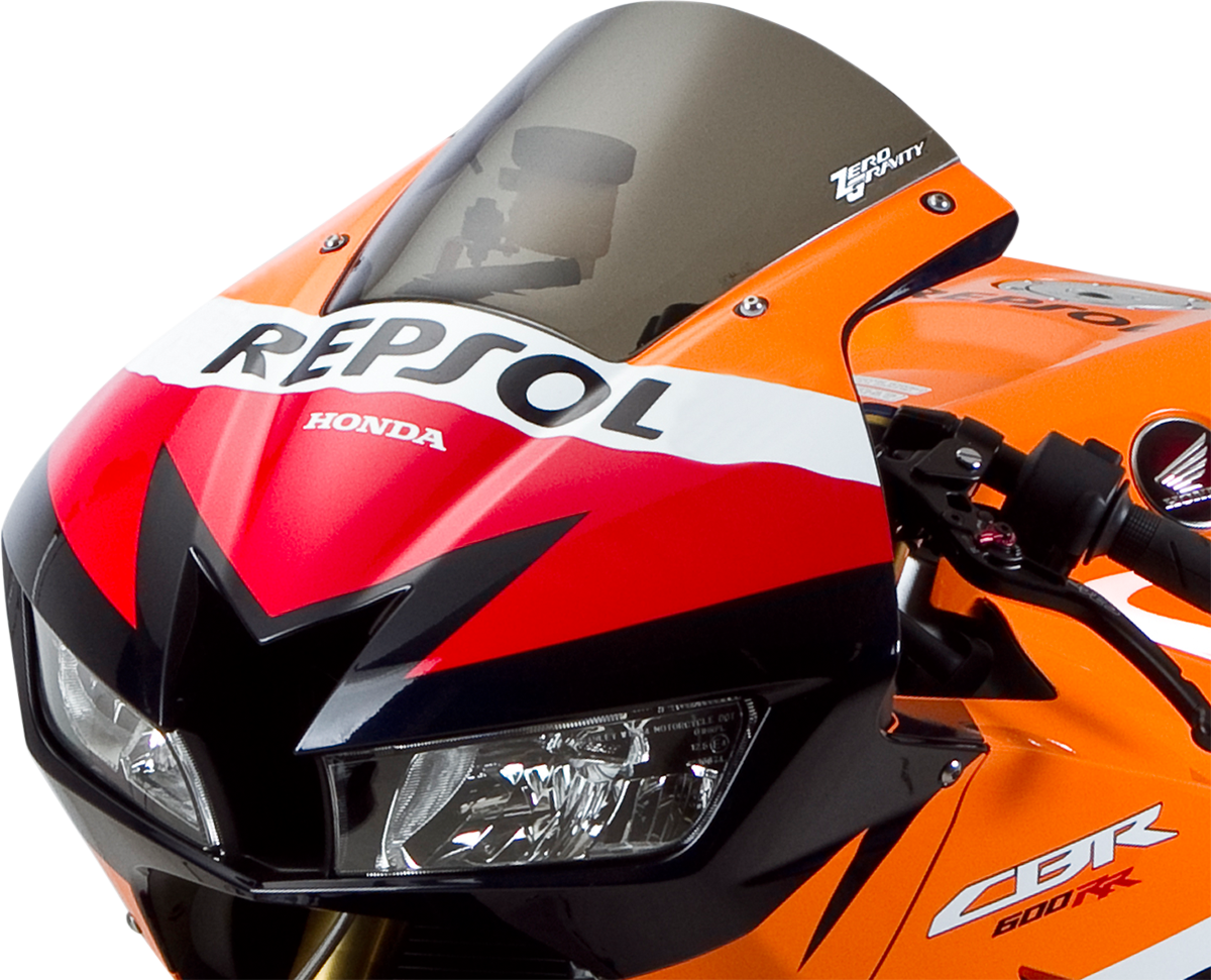 Zero Gravity 20-408-02 SR Windscreen - Smoke - '13-'25 CBR600RR | Street
