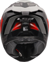 LS2 Challenger II Viper Gloss Gray Red