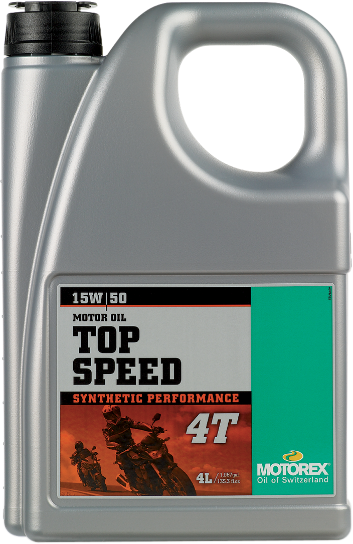MOTOREX Top Speed Synthetic 4T Engine Oil - 15W-50 - 4L 304975
