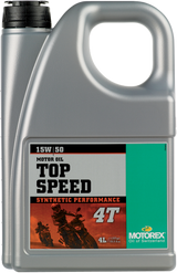 MOTOREX Top Speed Synthetic 4T Engine Oil - 15W-50 - 4L 304975