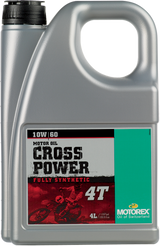MOTOREX Cross Power Synthetic 4T Engine Oil - 10W-60 - 4L 306217