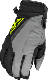 Title Long Gloves Black/Grey/Hi Vis 2x - Cycle City Outdoors