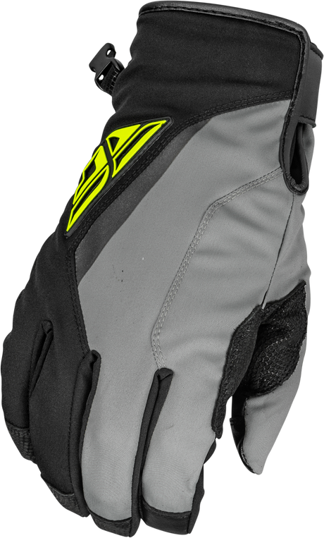 Title Long Gloves Black/Grey/Hi Vis 2x - Cycle City Outdoors