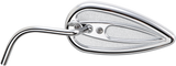 ARLEN NESS Mirror - Side View - Teardrop - Chrome - Left 13-035