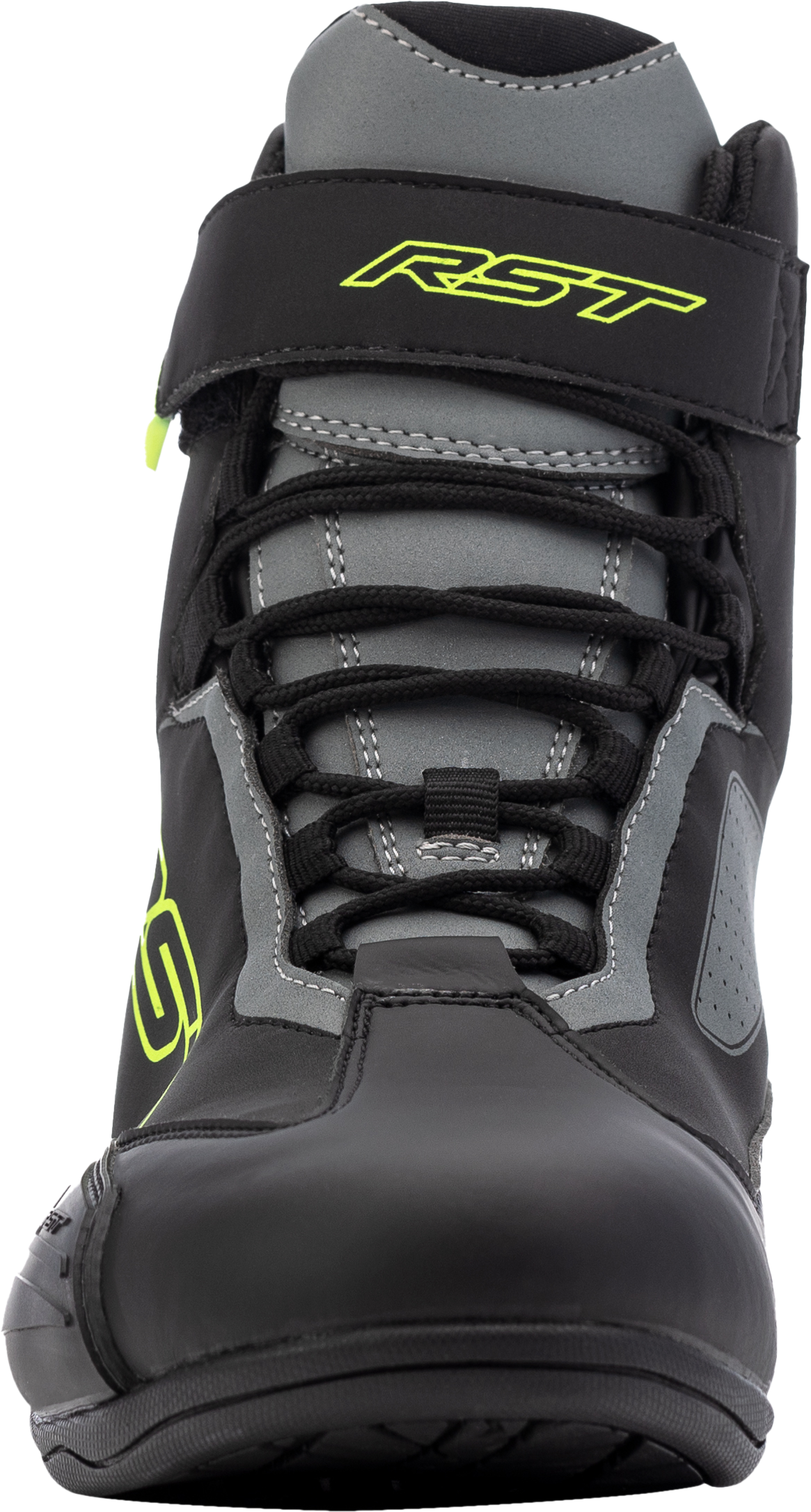 Sabre Moto Shoe Ce Boot Blk/Gry/Flo Yellow Sz 13