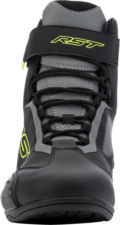 Sabre Moto Shoe Ce Boot Blk/Gry/Flo Yellow Sz 13