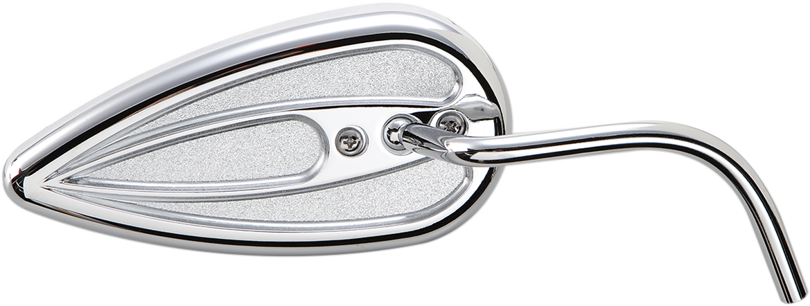 ARLEN NESS Mirror - Side View - Teardrop - Chrome - Right 13-036