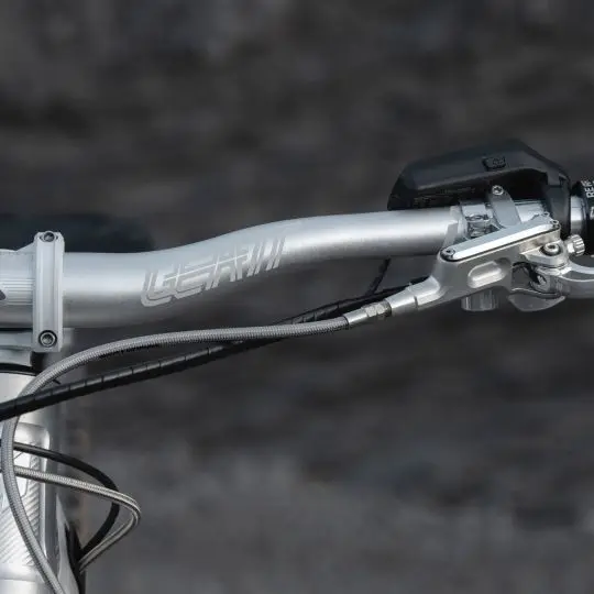 Leatt MTB Handlebar Kit Launch Control 6.0 35mm Hi Rise Silver