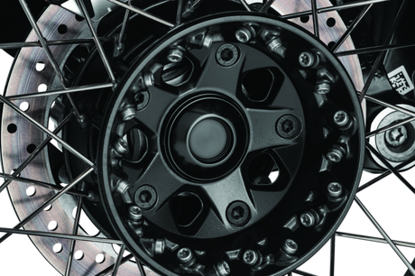 Kuryakyn Lodestar Rear Axle Sliders-BMW-Black - Cycle City Outdoors