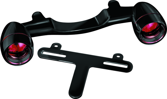 Kuryakyn Bullet Light Rear Turn Signal Bar Gloss Black - Cycle City Outdoors