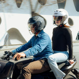 Shoei J-Cruise 3 Open-Face Motorcycle Helmet | AIM Shell, Multi-Density EPS & Integrated Spoiler