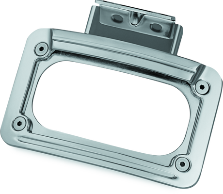 Kuryakyn L.E.D. Curved License Plate Frame Indian Chrome - Cycle City Outdoors