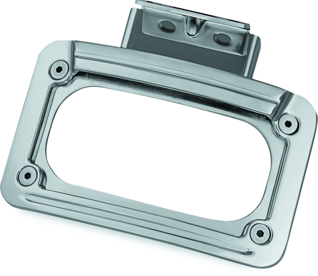 Kuryakyn L.E.D. Curved License Plate Frame Indian Chrome - Cycle City Outdoors