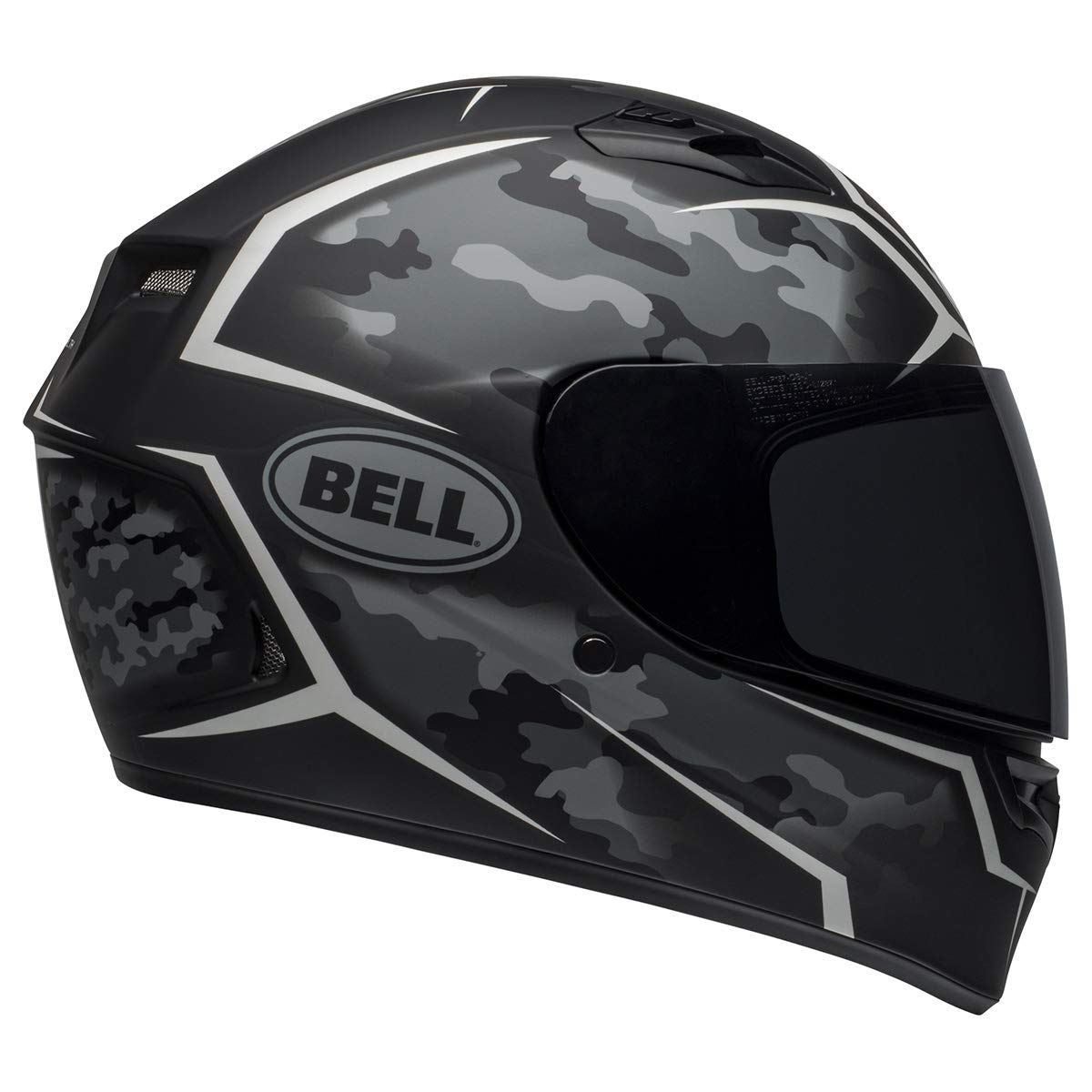 Bell - Qualifier Full Face Helmet - Stealth Camo - Black/Grey/White - XL (Open Box)