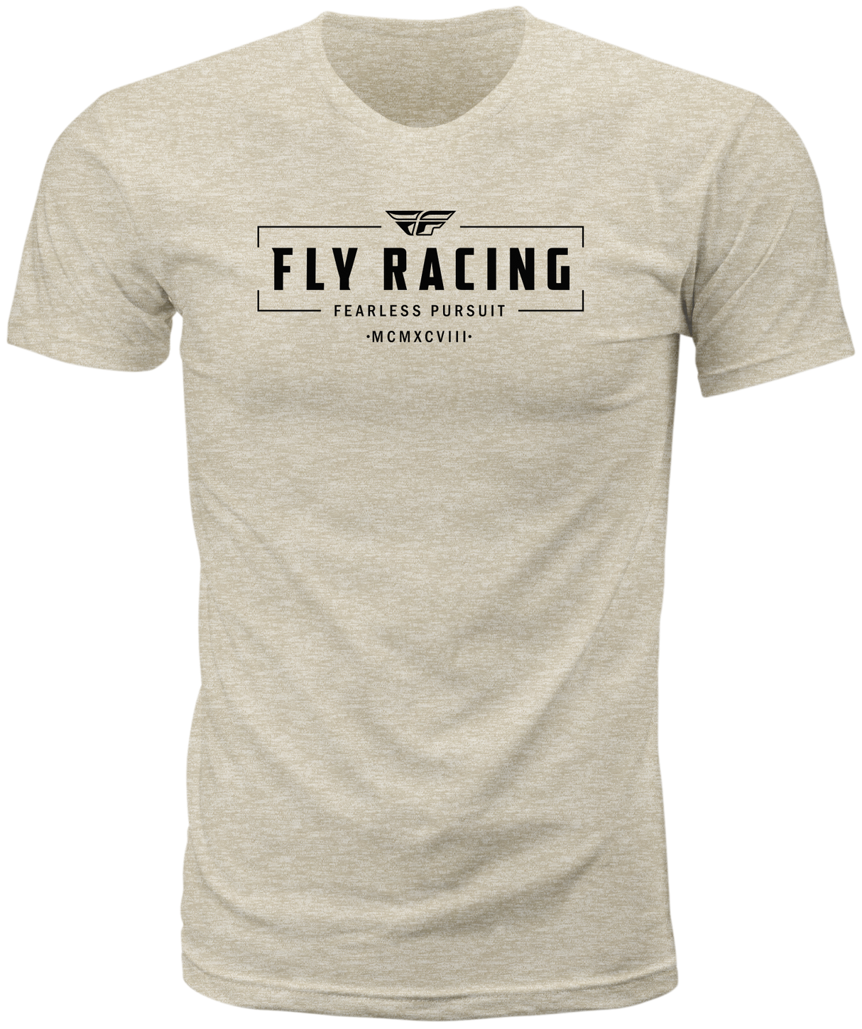 Fly Motto Tee Natural Sm - Cycle City Outdoors