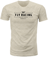 Fly Motto Tee Natural Sm - Cycle City Outdoors