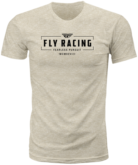 Fly Motto Tee Natural Sm - Cycle City Outdoors