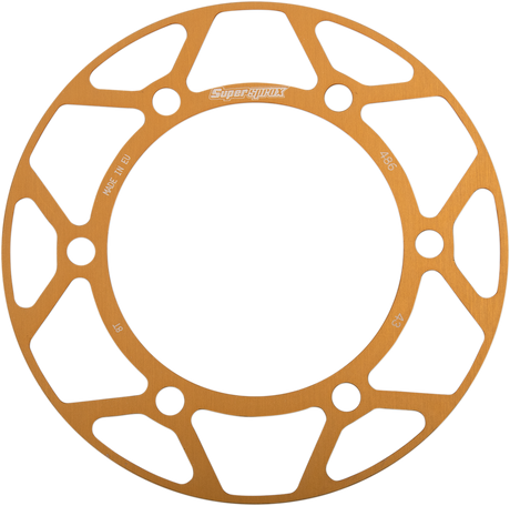 SUPERSPROX RACD-486-43-GLD Edge Rear Sprocket Insert - Gold - 43 Tooth | ATV/UTV/Street