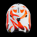 Fox Racing V3 Magnetic Helmet White/Orange