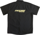 MOOSE RACING Moose Racing Shop Shirt - Black - Small MSR01S8RDSM - Cycle City Outdoors