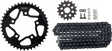 VORTEX CK4153 Chain and Sprocket Kit - WSS - Black - Kawasaki Ninja ZX-14/R | Street
