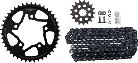 VORTEX CK4153 Chain and Sprocket Kit - WSS - Black - Kawasaki Ninja ZX-14/R | Street