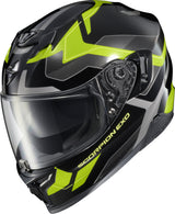 Scorpion - Exo T520 Full Face Helmet Zuse Black/Hi Viz 2x