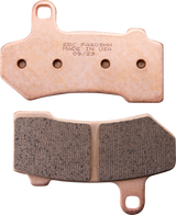 EBC FA-HH Series Sintered Brake Pads - FA409HH (Harley-Davidson FLHX Street Glide / FLHR Road King / Electra Glide Police FLHTPI 2006–2024)