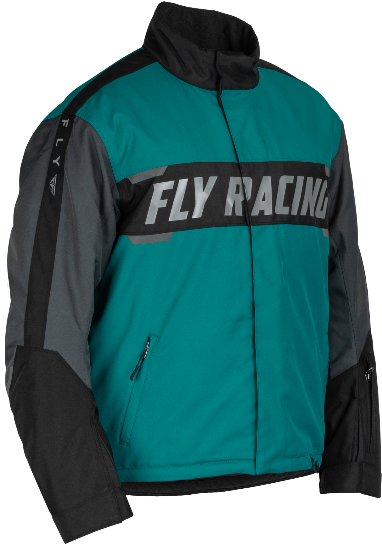 Fly Racing - Outpost Jacket Black/Teal/Orange Sm