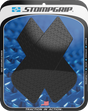 STOMPGRIP 50-14-0004B Tank Grips - Icon - Wedge - Black - Universal | Street