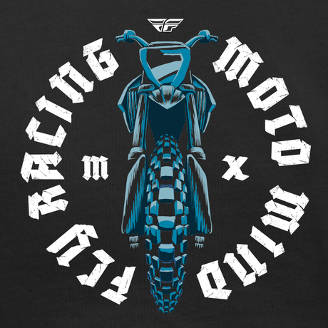Youth Fly Moto Mind Tee Black Yl - Cycle City Outdoors
