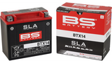 BS Battery BTX14 AGM Powersports Battery | 12V 12Ah 200 CCA | Factory Activated | Multi-Position