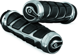Kuryakyn Kinetic Grips Universal 7/8in Chrome - Cycle City Outdoors