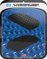 STOMPGRIP 50-10-0007B Tank Grips - Volcano - Sprint - Black - Universal | Street