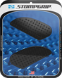 STOMPGRIP 50-10-0007B Tank Grips - Volcano - Sprint - Black - Universal | Street