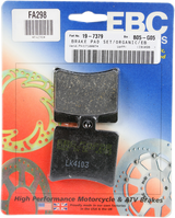 EBC FA Series Organic Base Brake Pads - FA298 (Aprilia RS 125 / Hyosung GT650R 2003–2016)