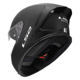 LS2 Rapid III Solid Full Face Motorcycle Helmet