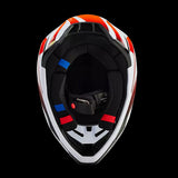 Fox Racing V3 Magnetic Helmet White/Orange