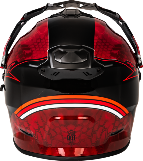 Trekker Kryptek Conceal Helmet Red/Black Md - Cycle City Outdoors