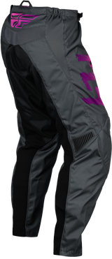 Youth F 16 Pants Grey/Charcoal/Pink Sz 22 - Cycle City Outdoors