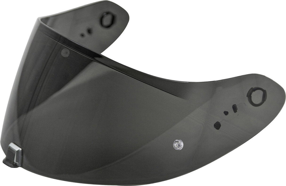 Scorpion - Exo R1 Air Pinlock Race Shield W/Tear Off Post Dark Smoke
