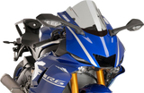 Puig Hi-Tech Parts 9723H Race Windscreen - 14-1/4" - Smoke - Yamaha | Street