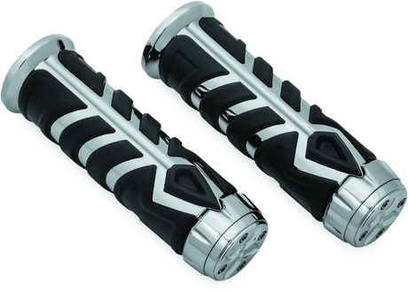 Kuryakyn Spear Grips For 7/8in Universal Indian Chrome - Cycle City Outdoors