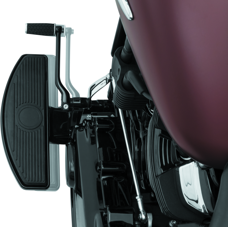 Kuryakyn Driver Floorboard Spacers 18-Up Softail Models Gloss Black - Cycle City Outdoors