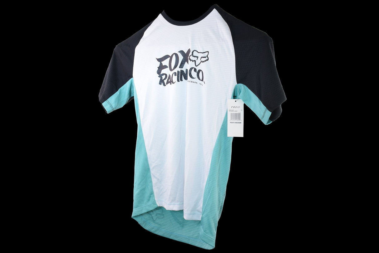 Fox Racing - Youth Defend Short Sleeve Jersey - Teal Y/M